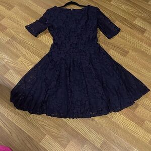 Sz 10 Deep Purple lace dress-Danny and Nicole’s -worn once